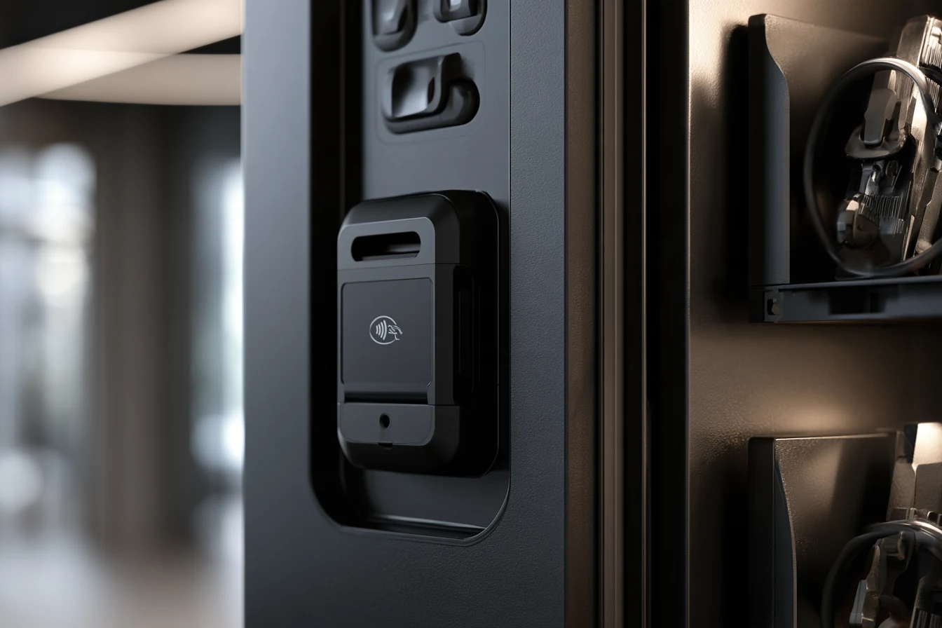 Contactless payment reader integrated into unattended equipment